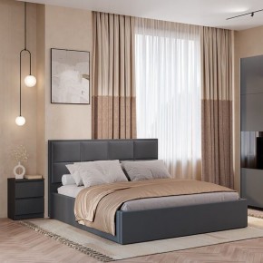 Кровать Линда КР-16 (Графит) 1600 в Чайковском - chaykovskiy.ok-mebel.com | фото 2