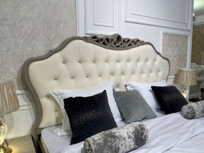 Кровать Мокко 1800 с мягким изголовьем + основание (серый камень) в Чайковском - chaykovskiy.ok-mebel.com | фото 2