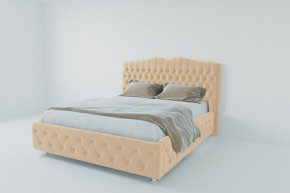Кровать Нягань с ПМ 2000 (экокожа бежевая) в Чайковском - chaykovskiy.ok-mebel.com | фото 2