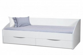 Кровать одинарная "Фея - 3" симметричная New (2000Х900) белая в Чайковском - chaykovskiy.ok-mebel.com | фото