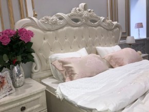 Кровать с мягким изголовьем Афина 1600 (крем корень) в Чайковском - chaykovskiy.ok-mebel.com | фото 3