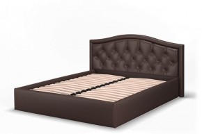 Кровать Стелла 1200 + Основание (Лесмо brown) коричневый в Чайковском - chaykovskiy.ok-mebel.com | фото 3