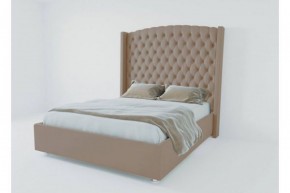 Кровать Версаль ЛЮКС с ПМ 1200 (велюр темно-серый) в Чайковском - chaykovskiy.ok-mebel.com | фото