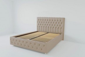 Кровать Версаль с ортопедическим основанием 1200 (велюр светло-серый) в Чайковском - chaykovskiy.ok-mebel.com | фото