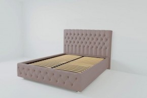 Кровать Версаль с ортопедическим основанием 1200 (велюр темно-серый) в Чайковском - chaykovskiy.ok-mebel.com | фото