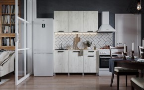 Кухня ДИОР 1500 (Белый/Дуб Крафт белый) в Чайковском - chaykovskiy.ok-mebel.com | фото