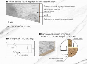 Кухонный фартук со столешницей (А-01) в едином стиле (3050 мм) в Чайковском - chaykovskiy.ok-mebel.com | фото 7