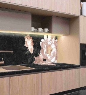Кухонный фартук со столешницей (А-05) в едином стиле (3050 мм) в Чайковском - chaykovskiy.ok-mebel.com | фото 1