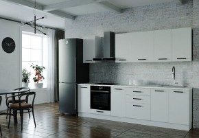 Кухонный гарнитур Белый Глянец 2800 (Стол. 38мм) в Чайковском - chaykovskiy.ok-mebel.com | фото