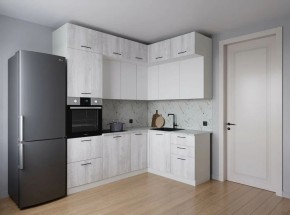 Кухонный гарнитур Бланка 2200*1700 (Стол. 26мм) в Чайковском - chaykovskiy.ok-mebel.com | фото
