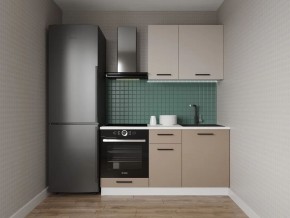 Кухонный гарнитур Каппучино 1600 (Стол. 38мм) в Чайковском - chaykovskiy.ok-mebel.com | фото