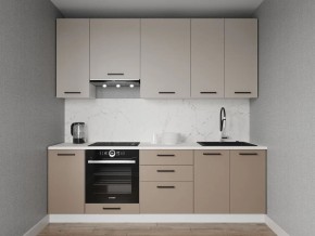 Кухонный гарнитур Каппучино 2400 h950 (Стол. 38мм) в Чайковском - chaykovskiy.ok-mebel.com | фото