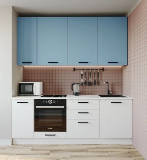 Кухонный гарнитур Капри 2200 h950 (Стол. 38мм) в Чайковском - chaykovskiy.ok-mebel.com | фото