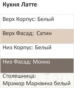 Кухонный гарнитур Латте 3000 (Стол. 26мм) в Чайковском - chaykovskiy.ok-mebel.com | фото 3
