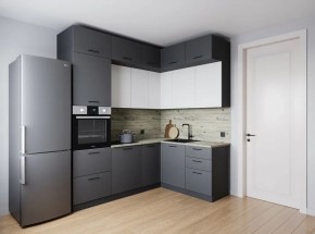 Кухонный гарнитур Меренга 2200*1700 (Стол. 26мм) в Чайковском - chaykovskiy.ok-mebel.com | фото