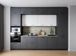 Кухонный гарнитур Меренга 3400 (Стол. 26мм) в Чайковском - chaykovskiy.ok-mebel.com | фото