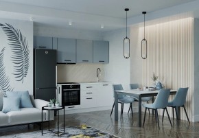 Кухонный гарнитур Ниагара 2550 (Стол. 38мм) в Чайковском - chaykovskiy.ok-mebel.com | фото