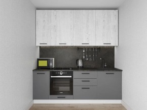 Кухонный гарнитур Санторини 2200 h 950 (Стол. 26мм) в Чайковском - chaykovskiy.ok-mebel.com | фото