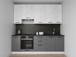 Кухонный гарнитур Санторини 2400 h950 (Стол. 26мм) в Чайковском - chaykovskiy.ok-mebel.com | фото