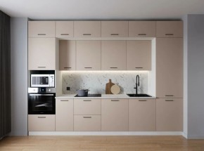 Кухонный гарнитур Шампань 3400 (Стол. 38мм) в Чайковском - chaykovskiy.ok-mebel.com | фото