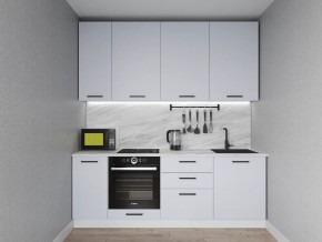 Кухонный гарнитур Смоки 2200 h950 (Стол. 26мм) в Чайковском - chaykovskiy.ok-mebel.com | фото