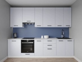 Кухонный гарнитур Смоки 2400 h950 (Стол. 26мм) в Чайковском - chaykovskiy.ok-mebel.com | фото