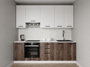 Кухонный гарнитур Старое Дерево 2400 h950 (Стол. 38мм) в Чайковском - chaykovskiy.ok-mebel.com | фото