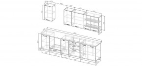 Кухонный гарнитур Старое Дерево 2800 (Стол. 26мм) в Чайковском - chaykovskiy.ok-mebel.com | фото 2
