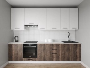 Кухонный гарнитур Старое Дерево 3000 h950 (Стол. 26мм) в Чайковском - chaykovskiy.ok-mebel.com | фото