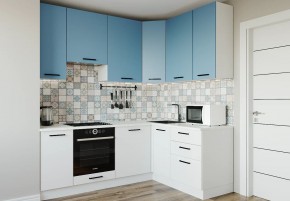 Кухонный гарнитур угловой Капри 2200х1600 h950 (Стол. 38мм) в Чайковском - chaykovskiy.ok-mebel.com | фото