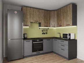 Кухонный гарнитур Умбра 2200*1600 h950 (Стол. 38мм) в Чайковском - chaykovskiy.ok-mebel.com | фото