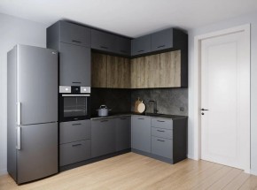 Кухонный гарнитур Умбра 2200*1700 (Стол. 38мм) в Чайковском - chaykovskiy.ok-mebel.com | фото