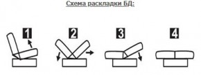 ЛАУРА ЛЮКС Диван Лаура Люкс БД+2подушки в Чайковском - chaykovskiy.ok-mebel.com | фото 7