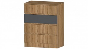 ЛЕНОРА Комод 4 ящика (графит) в Чайковском - chaykovskiy.ok-mebel.com | фото