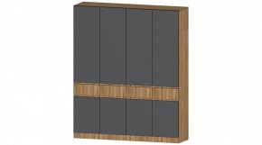 ЛЕНОРА Шкаф 4х створчатый (графит) в Чайковском - chaykovskiy.ok-mebel.com | фото