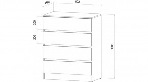 ЛЕНОРА Спальный гарнитур (модульный) графит в Чайковском - chaykovskiy.ok-mebel.com | фото 3