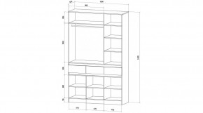 ЛЕНОРА Спальный гарнитур (модульный) кашемир в Чайковском - chaykovskiy.ok-mebel.com | фото 9