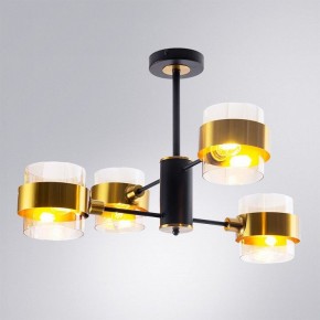 Люстра на штанге Arte Lamp Carlo A8205SP-4BK в Чайковском - chaykovskiy.ok-mebel.com | фото 2