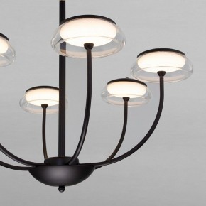 Люстра на штанге Eurosvet Fungo 50388 LED черный в Чайковском - chaykovskiy.ok-mebel.com | фото 5