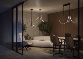 Люстра на штанге Maytoni Wabi MOD428PL-L27BK в Чайковском - chaykovskiy.ok-mebel.com | фото 6