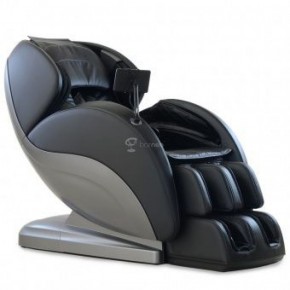 Массажное кресло PS6500 черно-серебряное в Чайковском - chaykovskiy.ok-mebel.com | фото