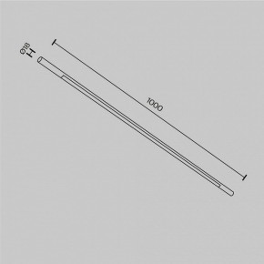 Модульный светильник Maytoni Basis C100CL-L1000-24W3-6K-B в Чайковском - chaykovskiy.ok-mebel.com | фото 6
