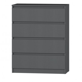 МС "Хилтон" Комод №1 800 (4 ящ.) графит в Чайковском - chaykovskiy.ok-mebel.com | фото 2