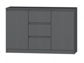 МС "Хилтон" Комод №4 1200 (графит) в Чайковском - chaykovskiy.ok-mebel.com | фото 2
