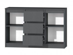 МС "Хилтон" Комод №4 1200 (графит) в Чайковском - chaykovskiy.ok-mebel.com | фото 3