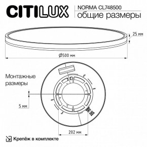 Накладной светильник Citilux Norma CL748500 в Чайковском - chaykovskiy.ok-mebel.com | фото 11