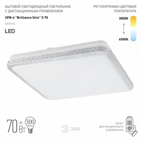 Накладной светильник Эра Классик SPB-6 Brilliance Slim S 70 в Чайковском - chaykovskiy.ok-mebel.com | фото 2