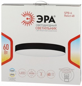 Накладной светильник Эра Relict Relict 48 Pult SPB-6-60-RC BK в Чайковском - chaykovskiy.ok-mebel.com | фото 8