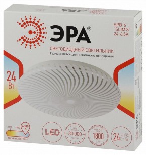 Накладной светильник Эра Slim SPB-6 Slim 8 24-6K в Чайковском - chaykovskiy.ok-mebel.com | фото 8