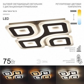 Накладной светильник Эра  SPB-6 GEO 4 RC 75 в Чайковском - chaykovskiy.ok-mebel.com | фото 2